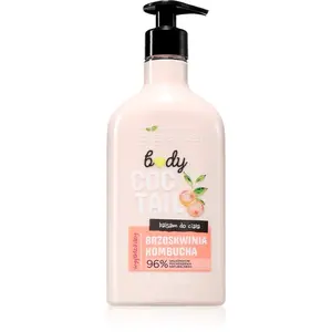 Bielenda Body Coctail Peach + Kombucha hydratační tělové mléko s revitalizačním účinkem 400 ml