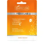 Bielenda Professional Supremelab Energy Boost rozjasňující plátýnková maska s vitaminem C 1 ks