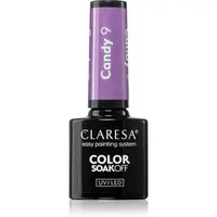 Claresa SoakOff UV/LED Color Candy gelový lak na nehty odstín 9 5 g