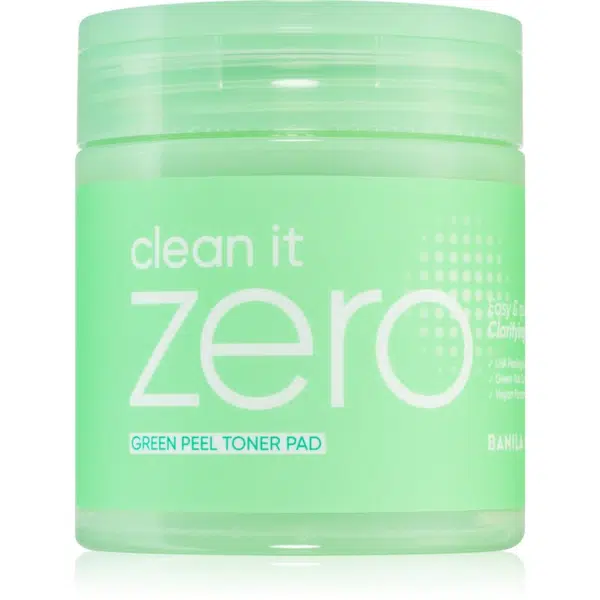 Banila Co. clean it zero Green Peel Toner Pad peelingové pleťové tamponky pro mastnou a problematickou pleť 70 ks