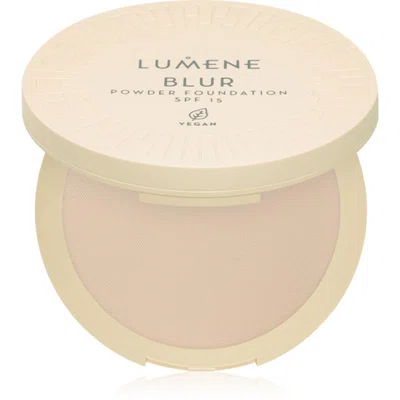 Lumene Blur kompaktní pudr a make-up 2 v 1 SPF 15 odstín No. 1 10 g