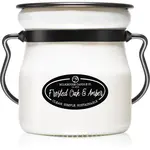 Milkhouse Candle Co. Creamery Frosted Oak & Amber vonná svíčka Cream Jar 142 g