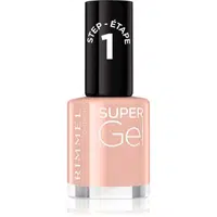 Rimmel Super Gel gelový lak na nehty bez užití UV/LED lampy odstín 008 Girl Group Blush 12 ml
