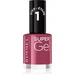 Rimmel Super Gel gelový lak na nehty bez užití UV/LED lampy odstín 030 Wild Gal 12 ml