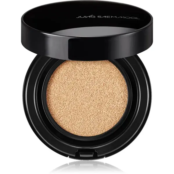 JUNG SAEM MOOL Essential Skin Nuder Longwear Cushion dlouhotrvající make-up v houbičce SPF 50+ + náhradní náplň odstín Medium Deep 2x14 g