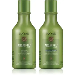 INOAR Argan Oil System sada pro hydrataci a lesk 2x250 ml