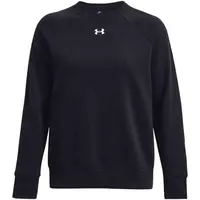 Under Armour RIVAL FLEECE CREW Dámska mikina, čierna, veľkosť