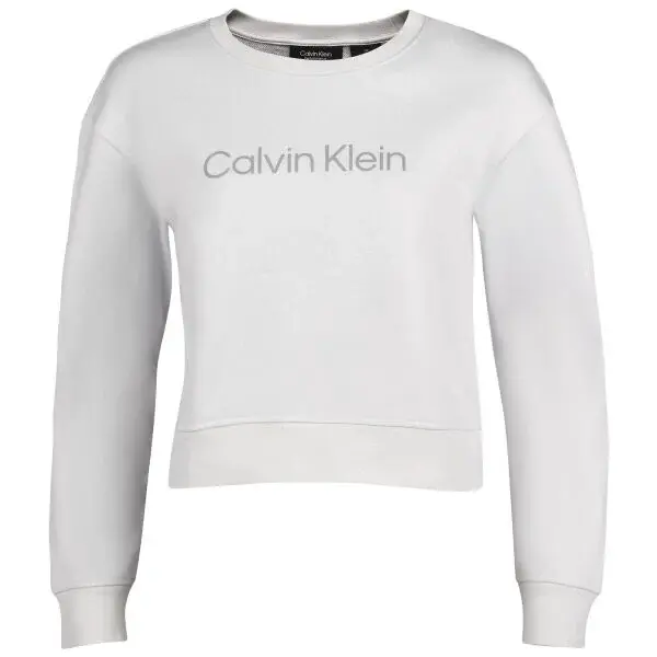 Calvin Klein PW PULLOVER Dámska mikina, biela, veľkosť