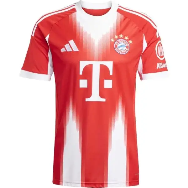 adidas FC BAYERN HOME JERSEY Pánsky futbalový dres, červená, veľkosť