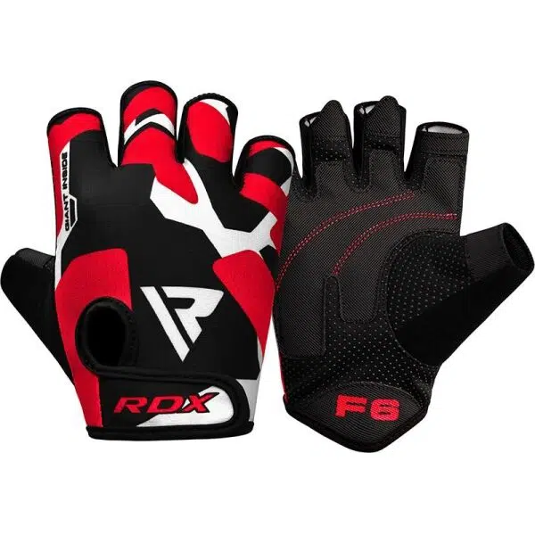RDX SUMBLIMATION F6 Fitness rukavice, čierna, veľkosť