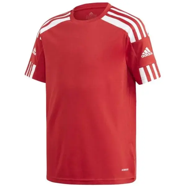 adidas SQUAD 21 JSY Y Chlapčenský futbalový dres, červená, veľkosť