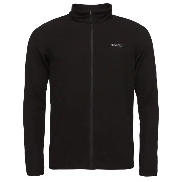 Hi-Tec DAMIS FLEECE FULL ZIP Pánská mikina, čierna, veľkosť