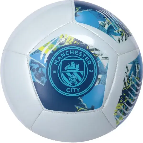 Puma MANCHESTER CITY FC NRGY BALL Futbalová lopta, svetlomodrá, veľkosť