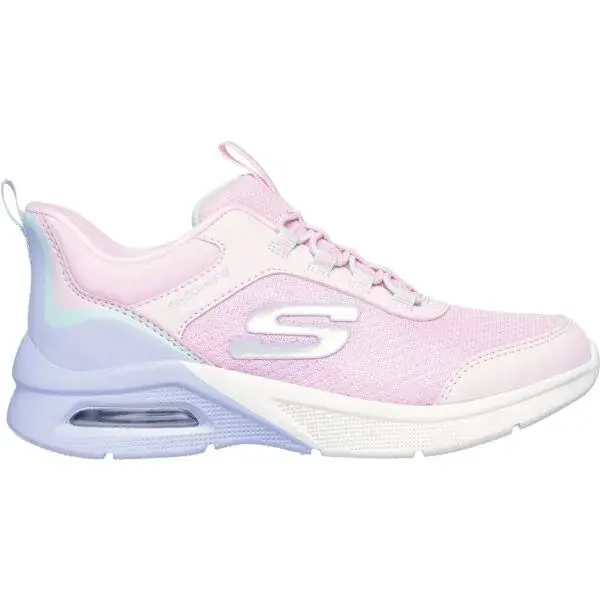 Skechers MICROSPEC MAX Dievčenská športová obuv, ružová, veľkosť