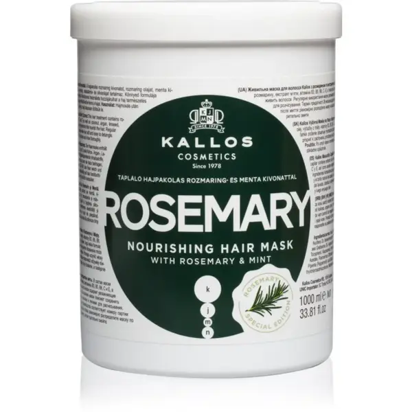 Kallos KJMN Professional Rosemary maska na vlasy 1000 ml
