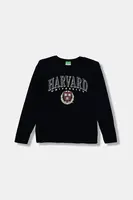 Detská bavlnená košeľa s dlhým rukávom United Colors of Benetton