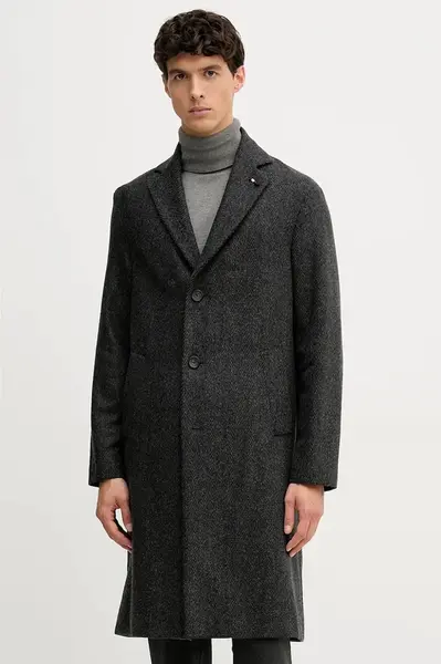 Kabát s prímesou vlny Tommy Hilfiger