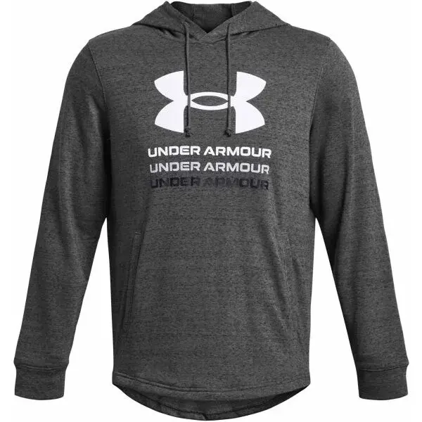 Under Armour RIVAL Pánska mikina, tmavo sivá, veľkosť L