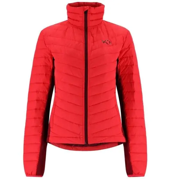 KARI TRAA EVA DOWN JACKET Dámska páperová izolačná bunda, červená, veľkosť