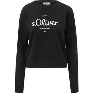 s.Oliver RL SWEATSHIRT Mikina, čierna, veľkosť