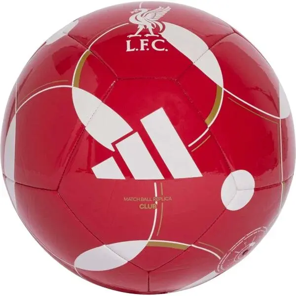 adidas LIVERPOOL FC CLUB HOME Futbalová lopta, červená, veľkosť