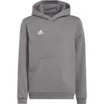 adidas ENT22 HOODY Y juniorská futbalová mikina, sivá, veľkosť