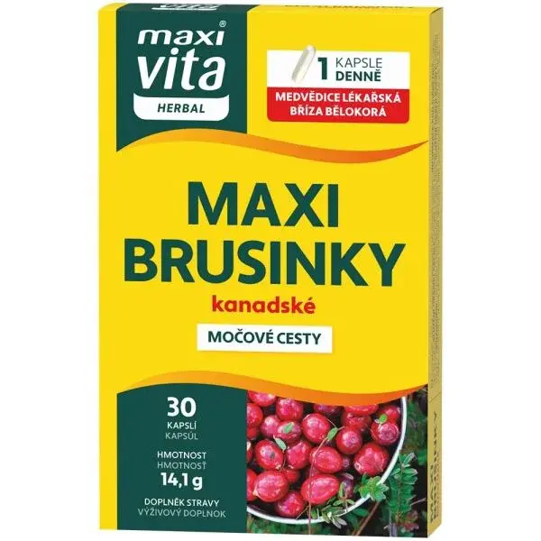VITAR MAXI VITA HERBAL KANADSKÉ MAXI BRUSNICE Výživový doplnok, , veľkosť