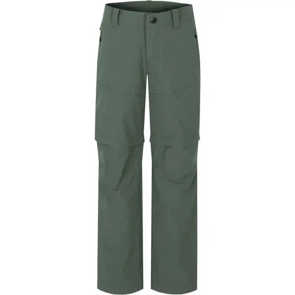 Hannah BASCO JR Detské odopínacie nohavice, zelená, veľkosť