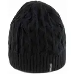 Finmark WINTER HAT Zimná pletená čiapka, čierna, veľkosť UNI