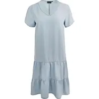 ALPINE PRO VIEMA Dámske šaty, svetlomodrá, veľkosť