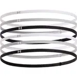 Under Armour MINI ELASTIC 6PK Dámske čelenky, sivá, veľkosť