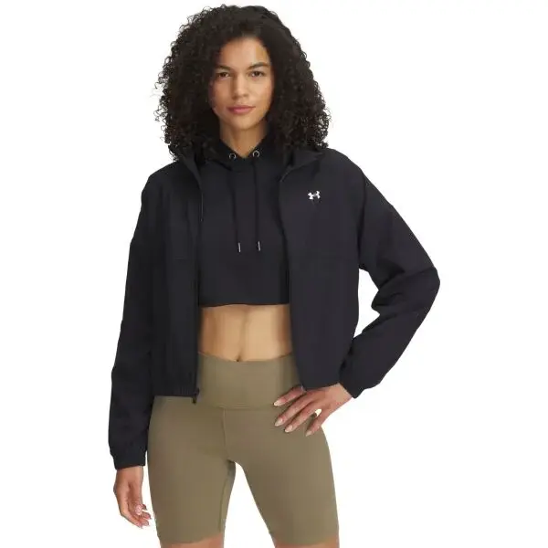 Under Armour RIVAL WOVEN JACKET Dámska bunda, čierna, veľkosť S