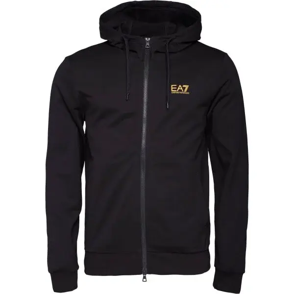 EA7 TRAIN CORE Pánska mikina, čierna, veľkosť