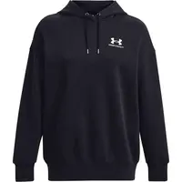 Under Armour ESSENTIAL FLC OS HOODIE Dámska mikina, čierna, veľkosť S