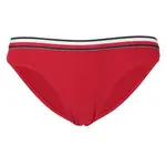 Tommy Hilfiger CHEEKY HIGH LEG BIKINI Dámsky spodný diel plaviek, červená, veľkosť