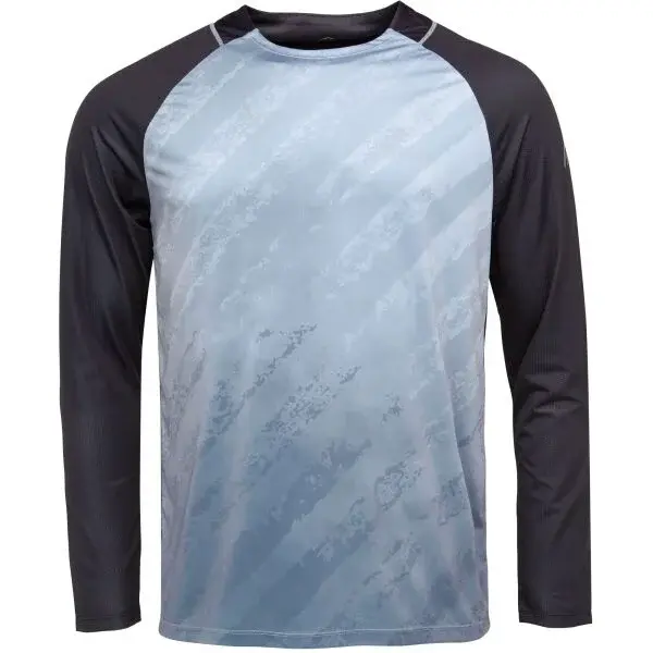 Klimatex BARELLI Pánske MTB tričko s dlhým rukávom, čierna, veľkosť XXL