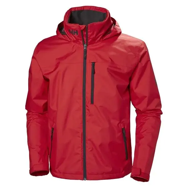 Helly Hansen CREW HOODED JACKET Pánska bunda, červená, veľkosť