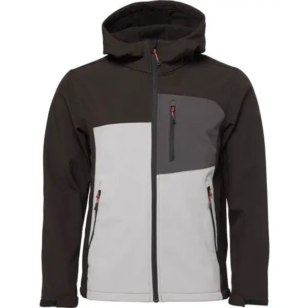 Willard DODICI Pánska softshellová bunda so zapínaním po celej dĺžke, čierna, veľkosť