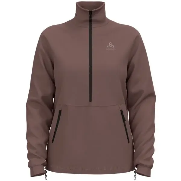 Odlo ASCENT 365 Dámska funkčná mikina, hnedá, veľkosť