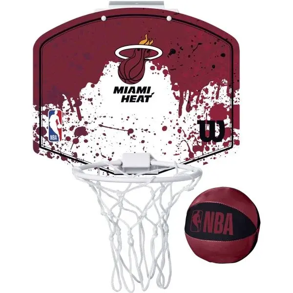 Wilson NBA TEAM MINI HOOP CLE CAVS Mini basketbalový kôš, vínová, veľkosť