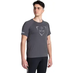 KILPI WYLDER Pánske bežecké tričko, tmavo sivá, veľkosť