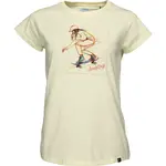 Reaper SKATEGIRL Dámske tričko, béžová, veľkosť
