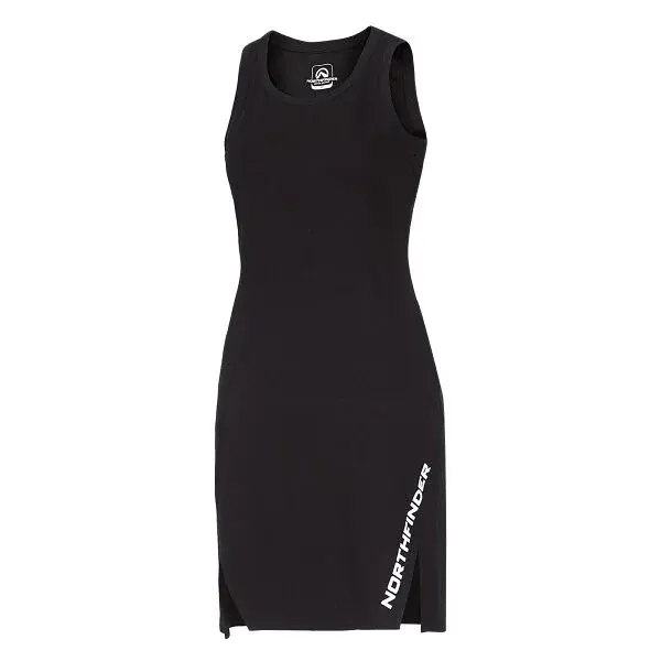 Northfinder ALISA Dámske športové šaty, čierna, veľkosť