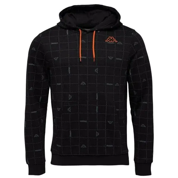 Kappa LOGO IVABE Pánska mikina, čierna, veľkosť