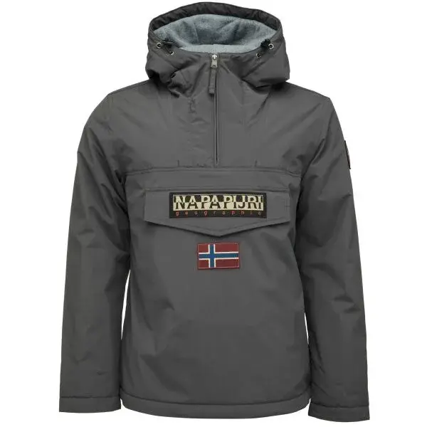 Napapijri RAINFOREST WINTER 3 Pánska bunda, tmavo sivá, veľkosť XXXL