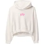 GAP LOGO CROPPED Dámska mikina, biela, veľkosť
