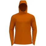 Odlo M ASCENT PW 220 MID LAYER HOODY Pánska mikina, hnedá, veľkosť