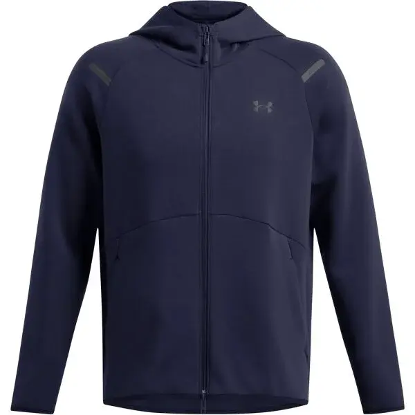 Under Armour UNSTOPPABLE FLEECE Pánska mikina, tmavo modrá, veľkosť