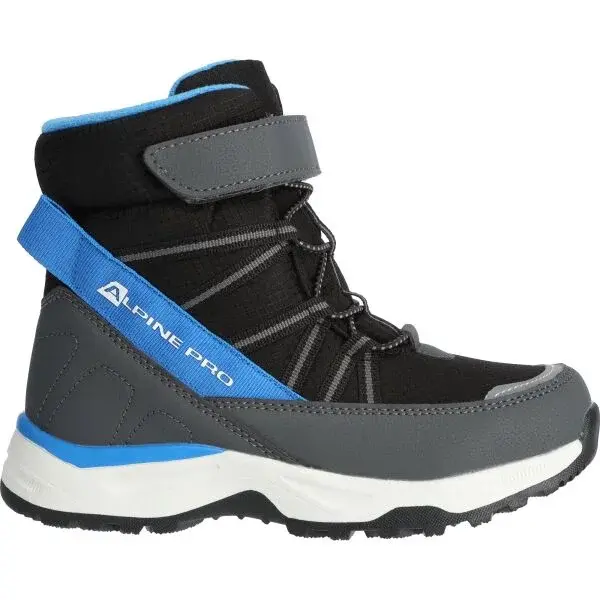 ALPINE PRO COLPO Detská zimná obuv, čierna, veľkosť