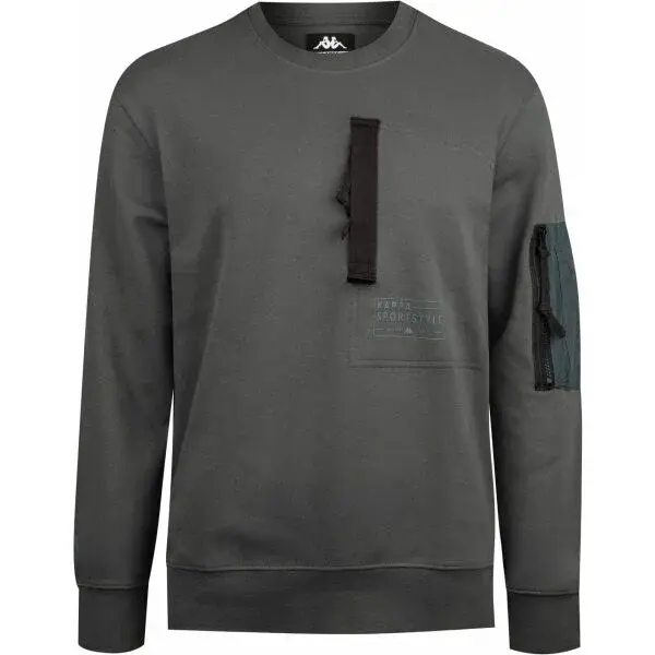 Kappa GONATHOS Pánska mikina, tmavo zelená, veľkosť